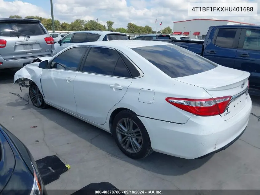 4T1BF1FKXHU401688 2017 Toyota Camry Le/Xle/Se/Xse