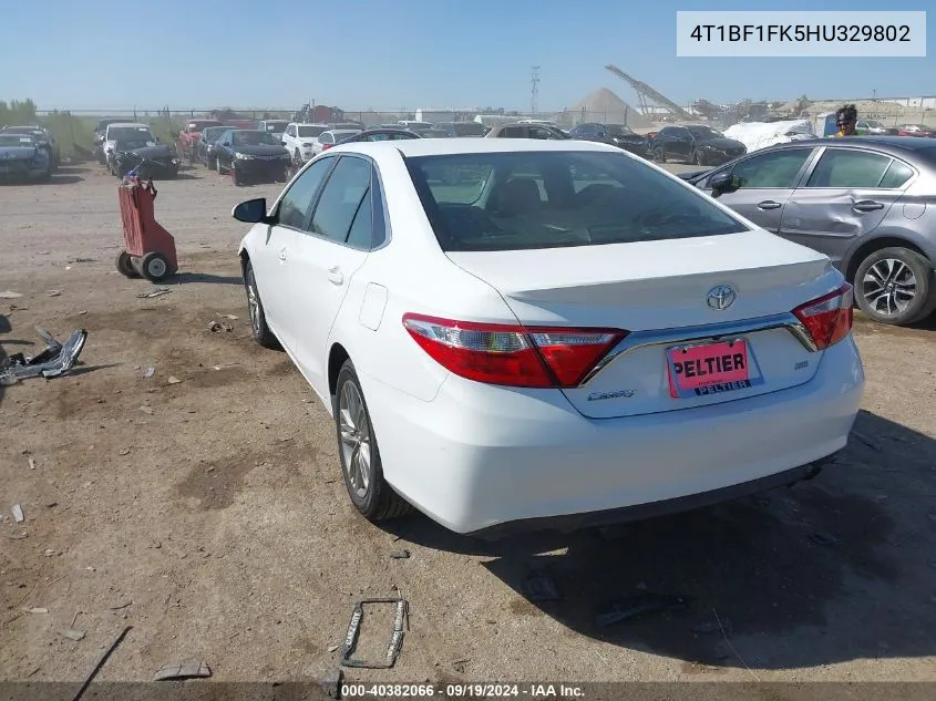 4T1BF1FK5HU329802 2017 Toyota Camry Se