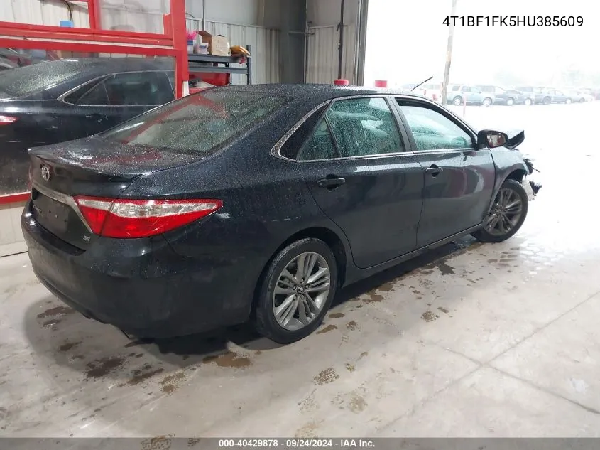 4T1BF1FK5HU385609 2017 Toyota Camry Se