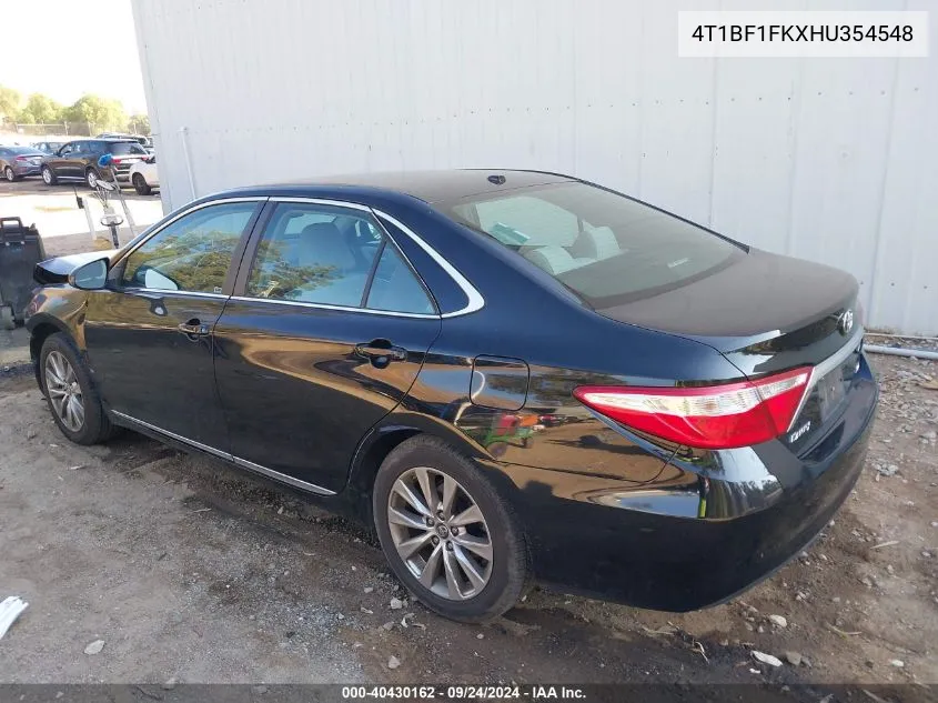 4T1BF1FKXHU354548 2017 Toyota Camry Xle