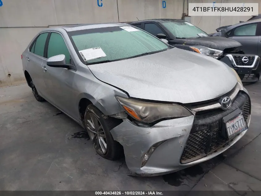 4T1BF1FK8HU428291 2017 Toyota Camry Le/Xle/Se/Xse