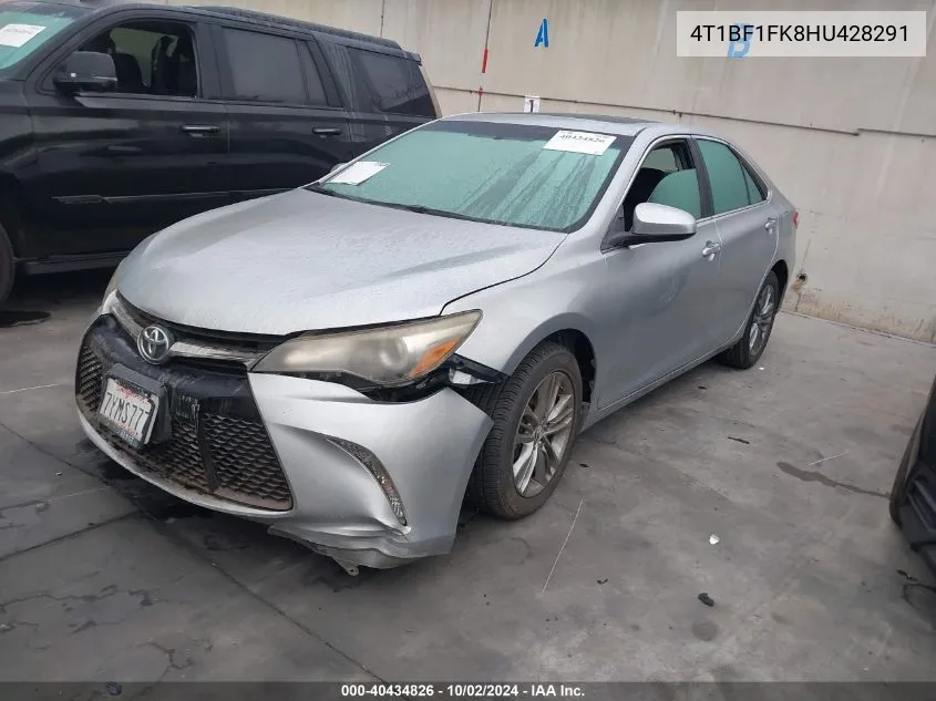 4T1BF1FK8HU428291 2017 Toyota Camry Le/Xle/Se/Xse