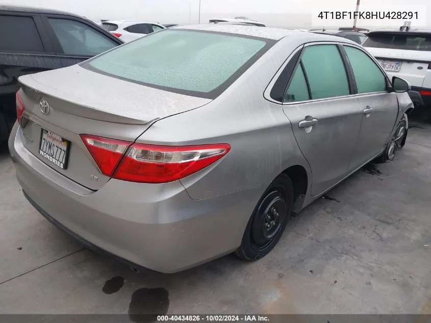 4T1BF1FK8HU428291 2017 Toyota Camry Le/Xle/Se/Xse