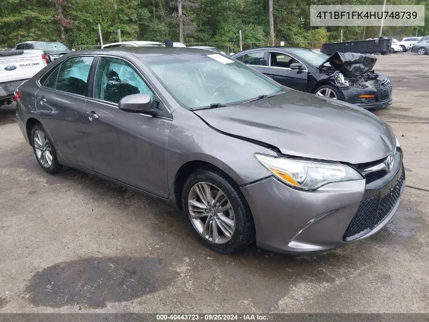 4T1BF1FK4HU748739 2017 Toyota Camry Se