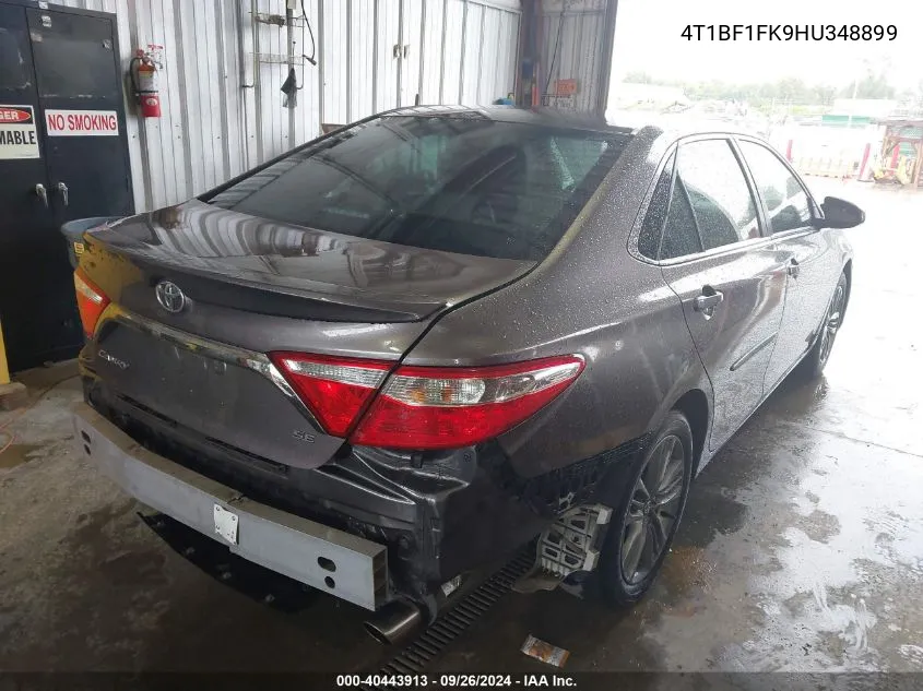 4T1BF1FK9HU348899 2017 Toyota Camry Se