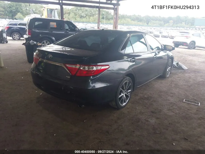 4T1BF1FK0HU294313 2017 Toyota Camry Xse