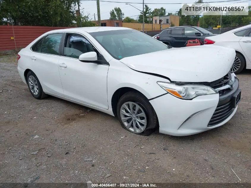 2017 Toyota Camry Le VIN: 4T1BF1FK0HU268567 Lot: 40456407