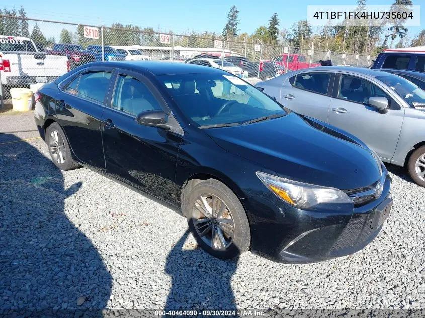 4T1BF1FK4HU735604 2017 Toyota Camry Se