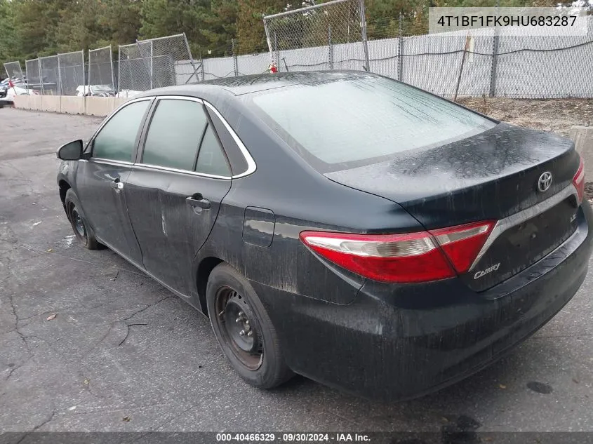 2017 Toyota Camry Le VIN: 4T1BF1FK9HU683287 Lot: 40466329