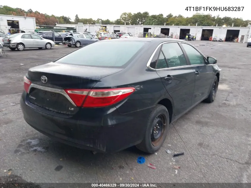 2017 Toyota Camry Le VIN: 4T1BF1FK9HU683287 Lot: 40466329