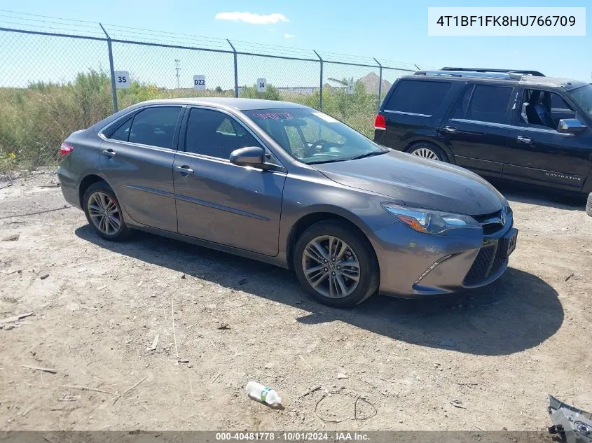 2017 Toyota Camry Le/Xle/Se/Xse VIN: 4T1BF1FK8HU766709 Lot: 40481778