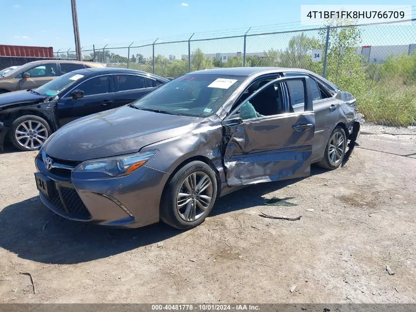 2017 Toyota Camry Le/Xle/Se/Xse VIN: 4T1BF1FK8HU766709 Lot: 40481778