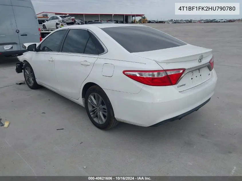 4T1BF1FK2HU790780 2017 Toyota Camry Se