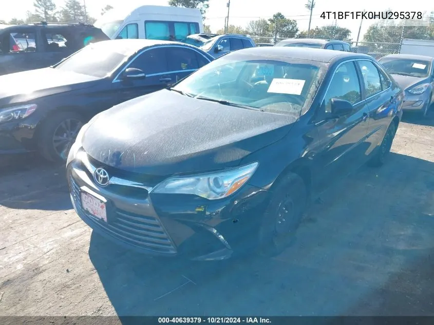 2017 Toyota Camry Le VIN: 4T1BF1FK0HU295378 Lot: 40639379