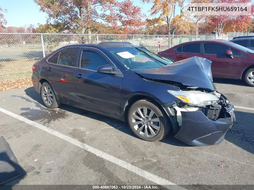 2017 Toyota Camry Le/Xle/Se/Xse VIN: 4T1BF1FK5HU659164 Lot: 40667063