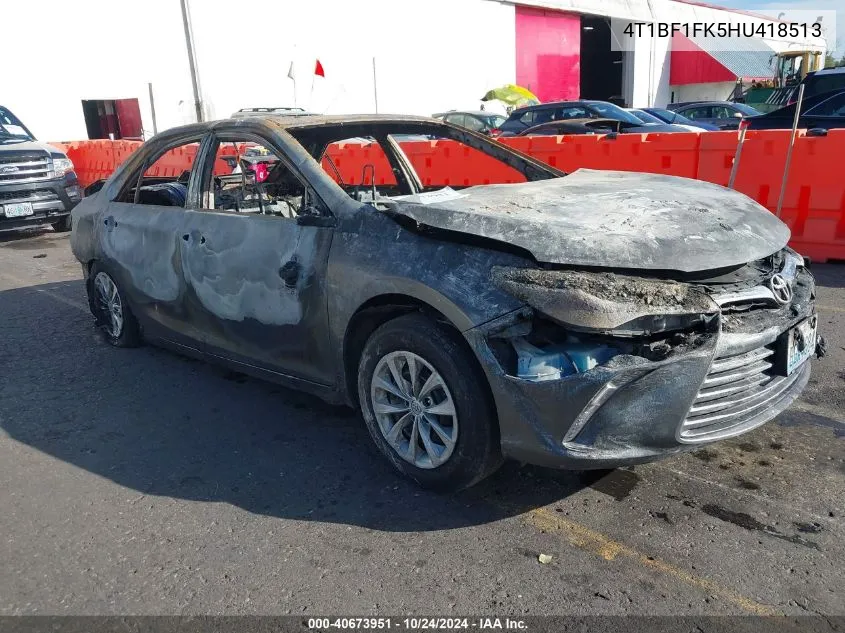 4T1BF1FK5HU418513 2017 Toyota Camry Le