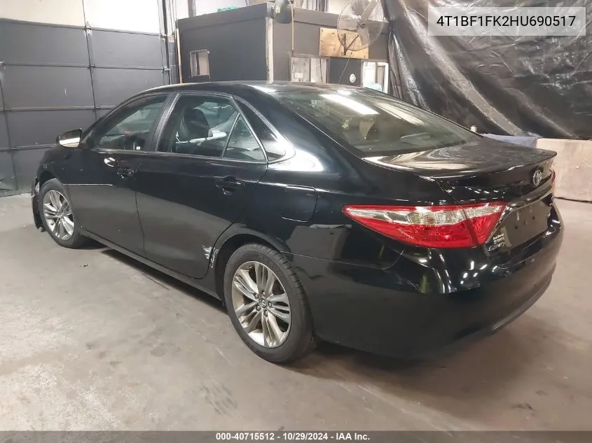 4T1BF1FK2HU690517 2017 Toyota Camry Se