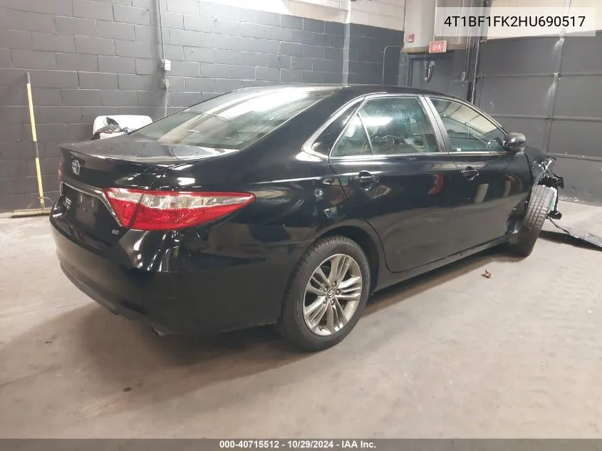 4T1BF1FK2HU690517 2017 Toyota Camry Se