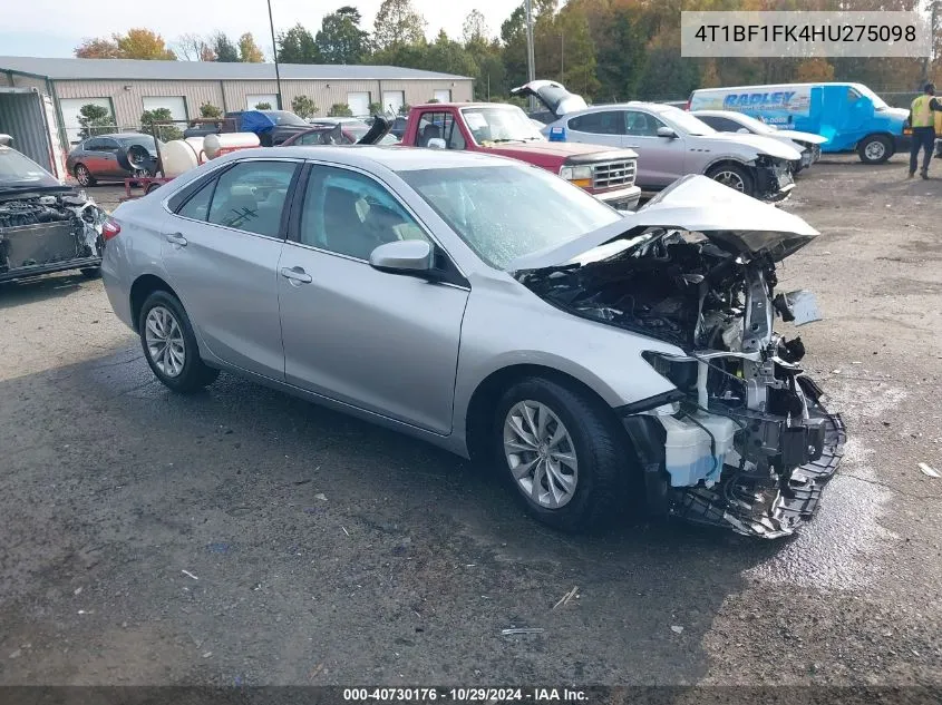 4T1BF1FK4HU275098 2017 Toyota Camry Le