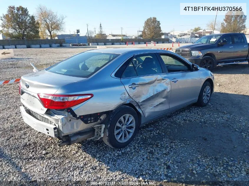 2017 Toyota Camry Le VIN: 4T1BF1FK4HU370566 Lot: 40733137