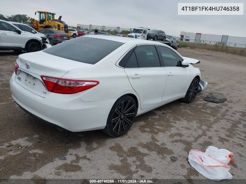 4T1BF1FK4HU746358 2017 Toyota Camry Le