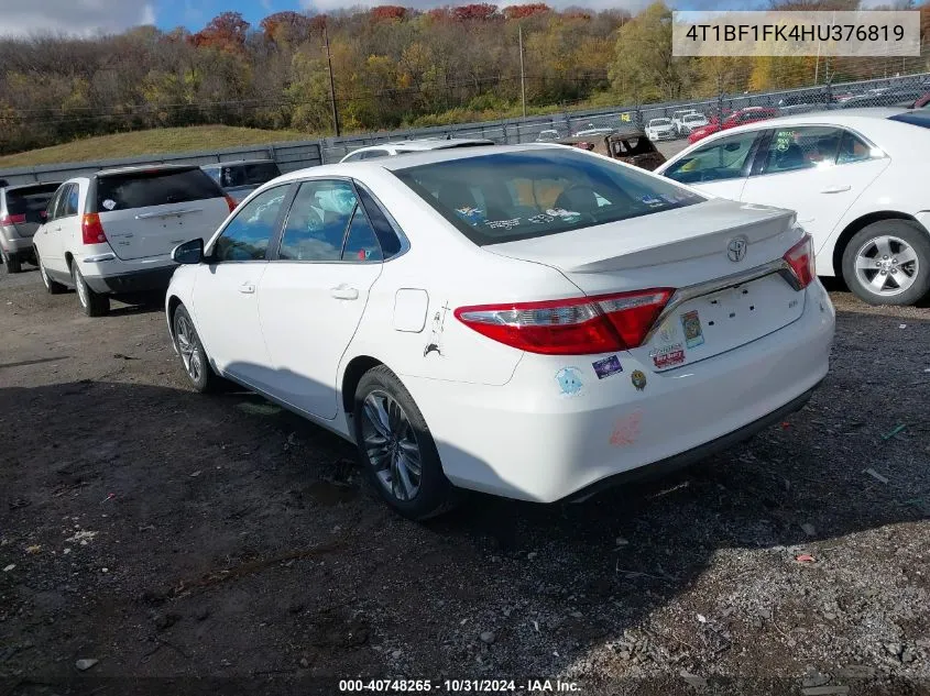 4T1BF1FK4HU376819 2017 Toyota Camry Se