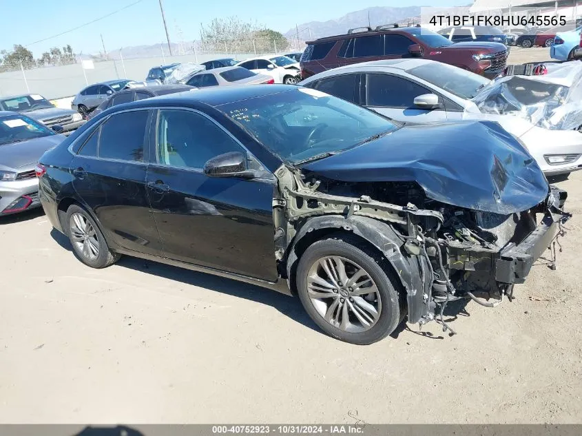 4T1BF1FK8HU645565 2017 Toyota Camry Se