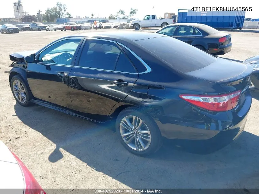 4T1BF1FK8HU645565 2017 Toyota Camry Se