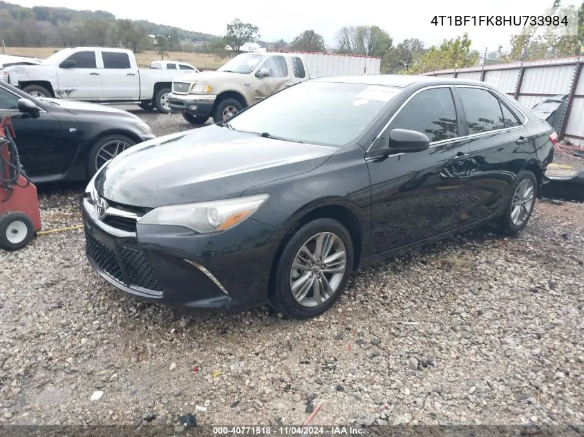 2017 Toyota Camry Se VIN: 4T1BF1FK8HU733984 Lot: 40771518