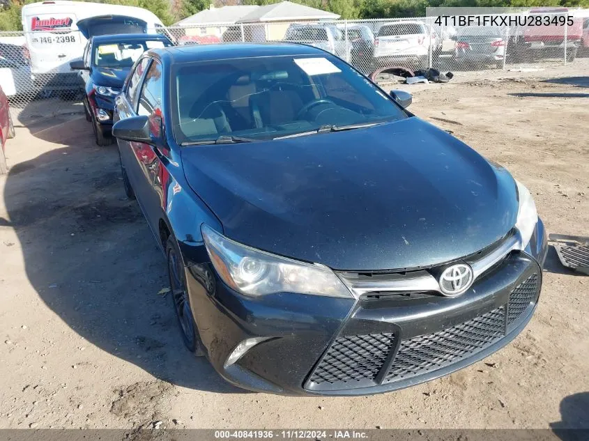 2017 Toyota Camry Se VIN: 4T1BF1FKXHU283495 Lot: 40841936