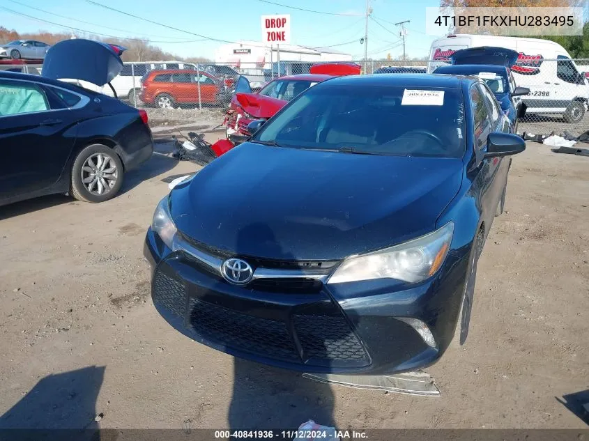 2017 Toyota Camry Se VIN: 4T1BF1FKXHU283495 Lot: 40841936