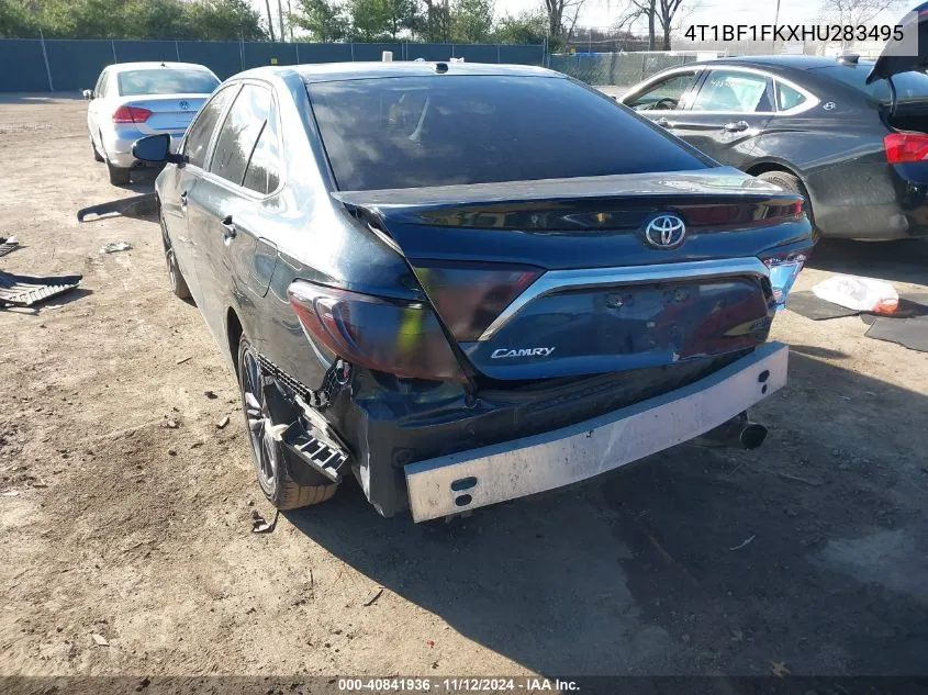 2017 Toyota Camry Se VIN: 4T1BF1FKXHU283495 Lot: 40841936