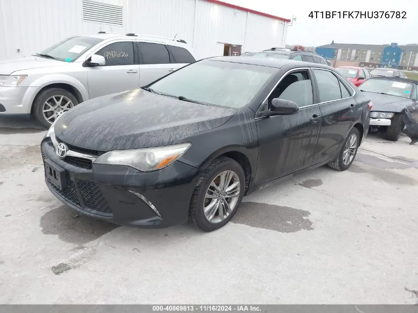 2017 Toyota Camry Se VIN: 4T1BF1FK7HU376782 Lot: 40869813