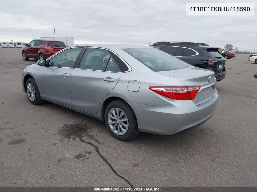 2017 Toyota Camry Le VIN: 4T1BF1FK8HU415590 Lot: 40884342