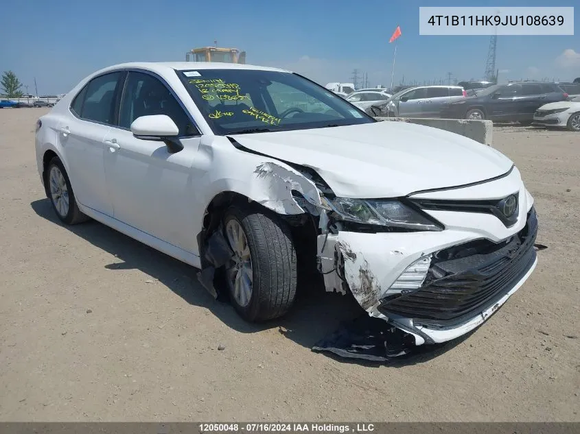 4T1B11HK9JU108639 2018 Toyota Camry L/Le/Xle/Se/Xse