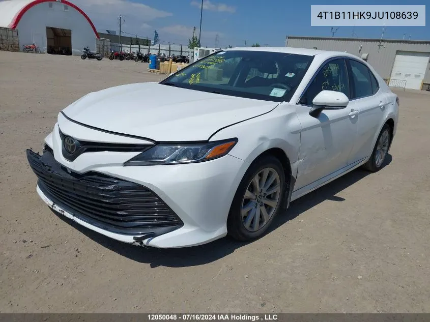 4T1B11HK9JU108639 2018 Toyota Camry L/Le/Xle/Se/Xse