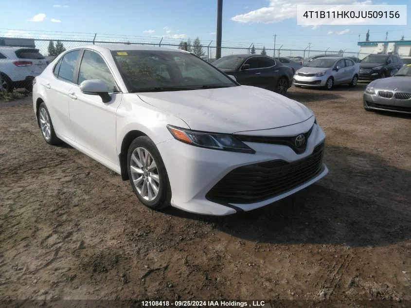 2018 Toyota Camry L/Le/Xle/Se/Xse VIN: 4T1B11HK0JU509156 Lot: 12108418