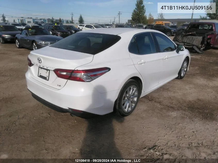 2018 Toyota Camry L/Le/Xle/Se/Xse VIN: 4T1B11HK0JU509156 Lot: 12108418