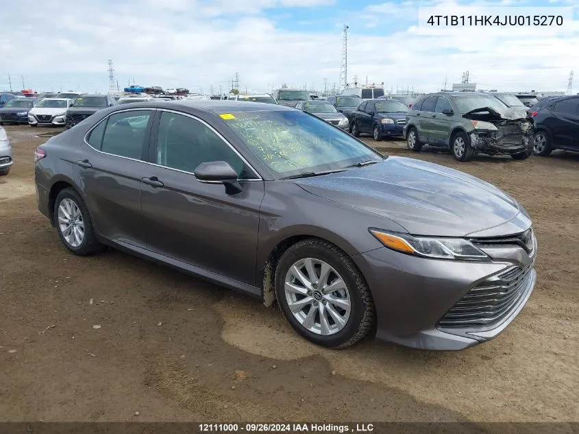 4T1B11HK4JU015270 2018 Toyota Camry L/Le/Xle/Se/Xse