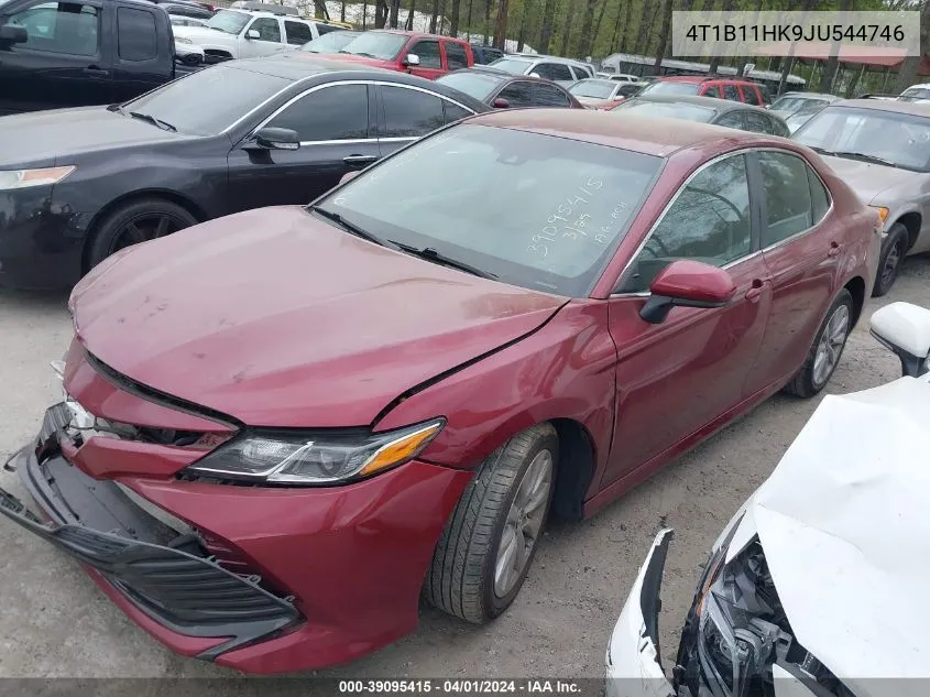 2018 Toyota Camry Le VIN: 4T1B11HK9JU544746 Lot: 39095415