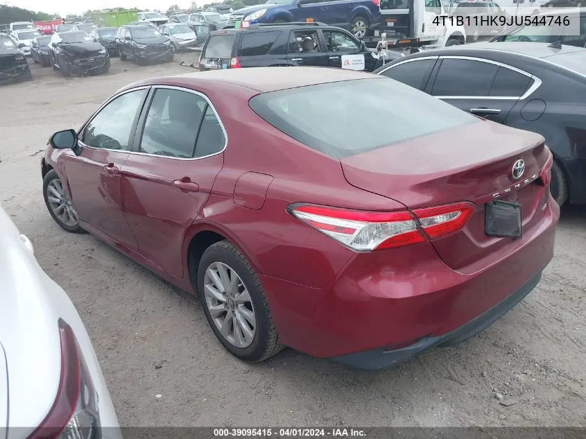 2018 Toyota Camry Le VIN: 4T1B11HK9JU544746 Lot: 39095415