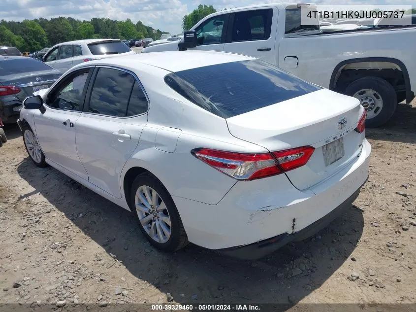 4T1B11HK9JU005737 2018 Toyota Camry Le