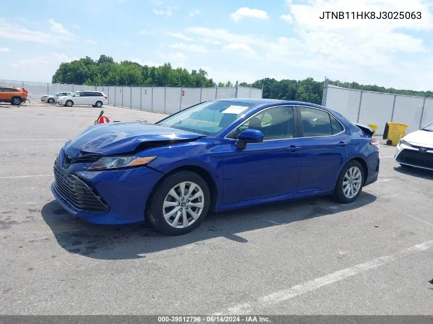 2018 Toyota Camry Le VIN: JTNB11HK8J3025063 Lot: 39512796