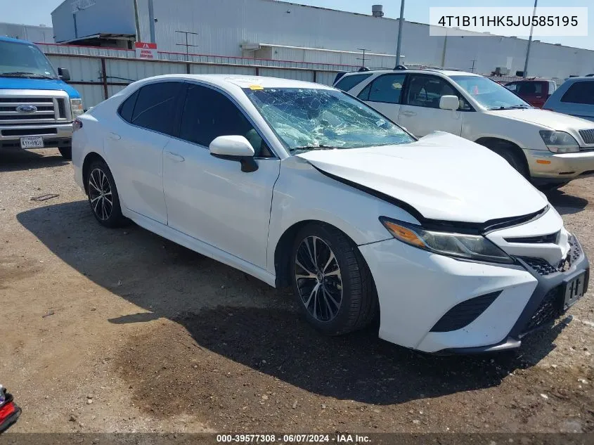 2018 Toyota Camry Se VIN: 4T1B11HK5JU585195 Lot: 39577308