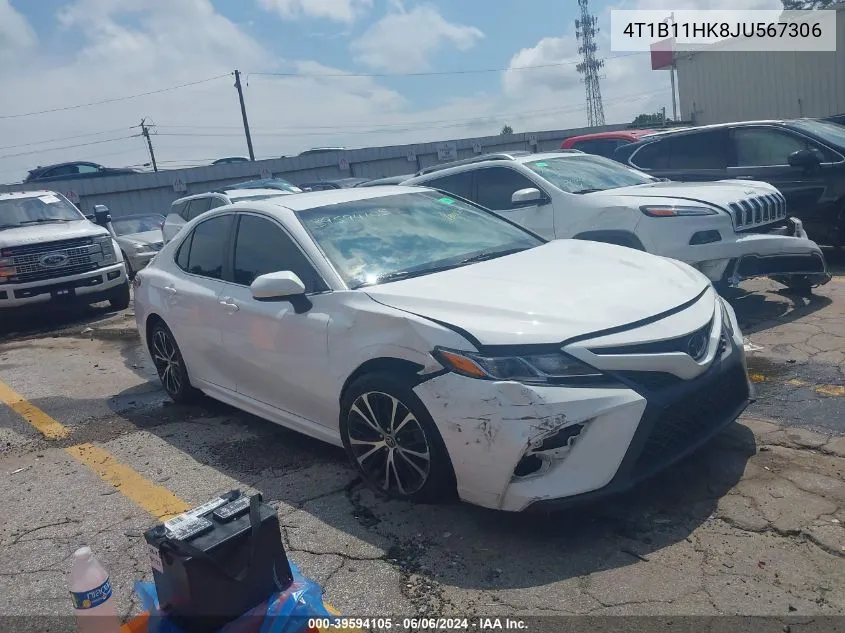 4T1B11HK8JU567306 2018 Toyota Camry Se