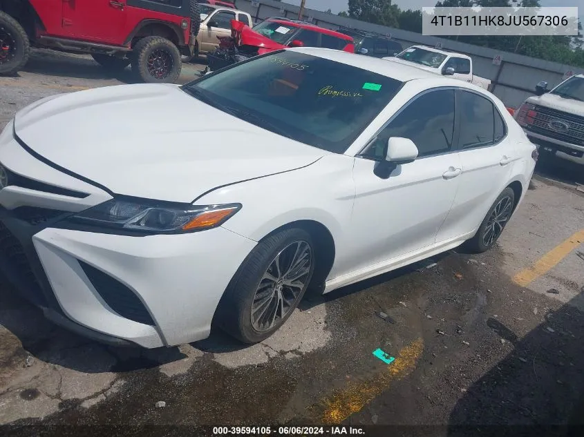 4T1B11HK8JU567306 2018 Toyota Camry Se