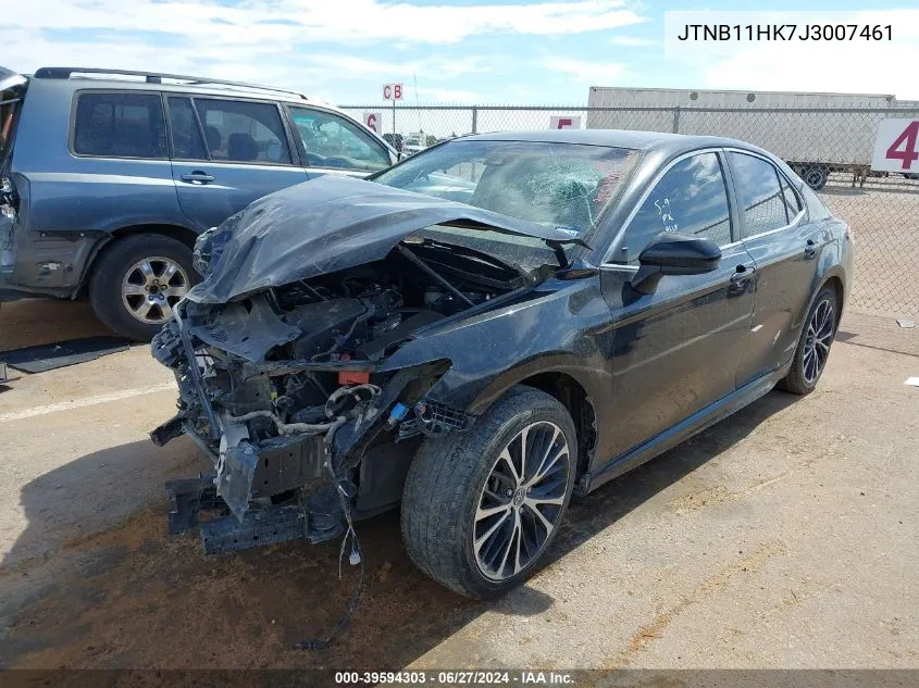 2018 Toyota Camry Se VIN: JTNB11HK7J3007461 Lot: 39594303