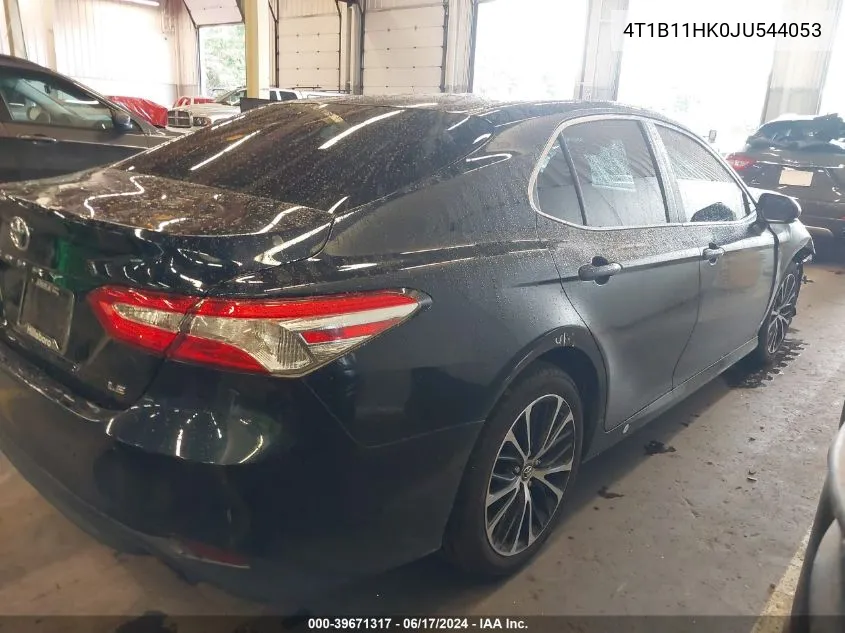 2018 Toyota Camry Le VIN: 4T1B11HK0JU544053 Lot: 39671317