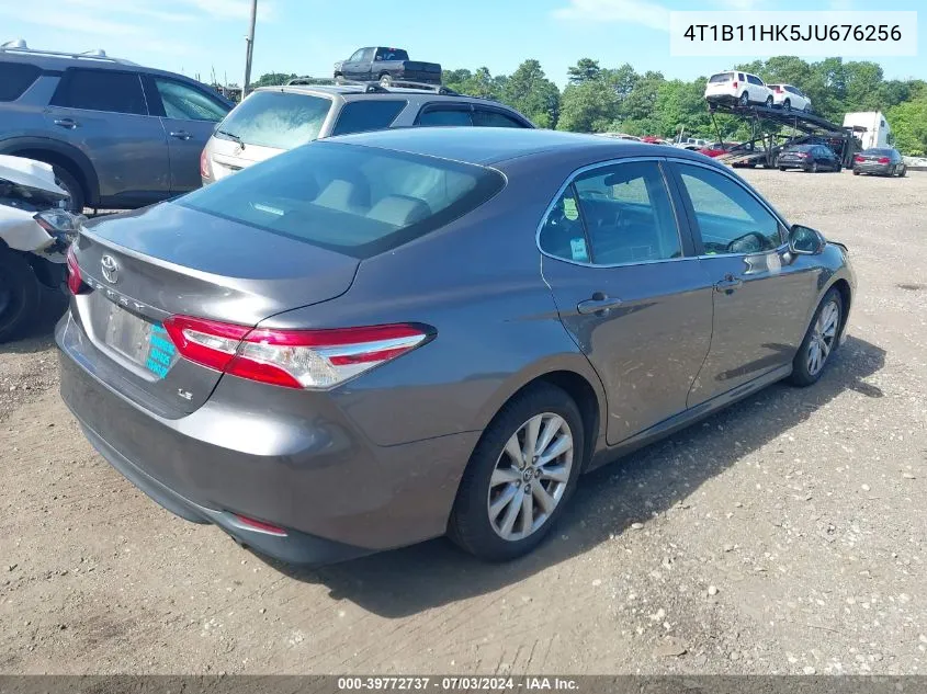 2018 Toyota Camry Le VIN: 4T1B11HK5JU676256 Lot: 39772737