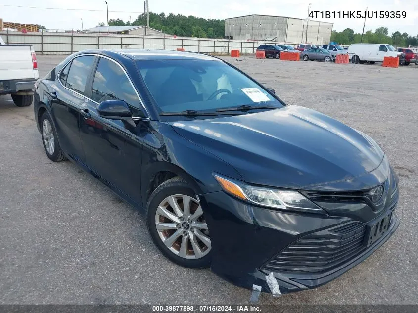 2018 Toyota Camry Le VIN: 4T1B11HK5JU159359 Lot: 39877898